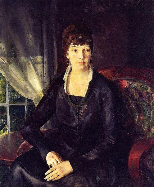George Wesley Bellows Emma at the Window Norge oil painting art